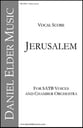 Jerusalem SATB choral sheet music cover